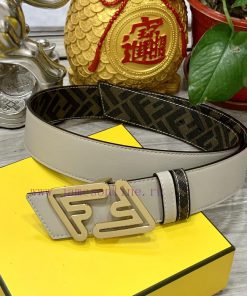 FENDI style with width of 4.0CM, double ring front and back waist belt, FF nail buckle, dual tmdpyym5