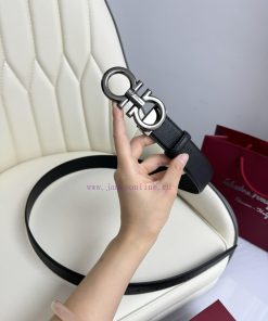 Ferragamo. FerragamoFull width 3.5cm high-end customized men's belt double-sided imported co k34q4xye