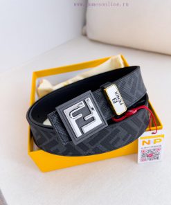 Fendi FENDI ️ Belt and beltBuckle, original classic pure copper boutique letter buckle, phot xsgptbjb