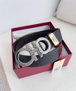 Ferragamo Ferrgamo ️ Belt and beltHanging buckle, classic hanging buckle made of pure copper 13f5o43h