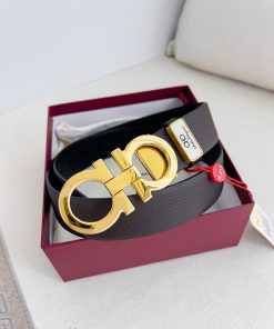 Ferragamo Ferrgamo ️ Belt and beltHanging buckle, classic hanging buckle made of pure copper izensys9