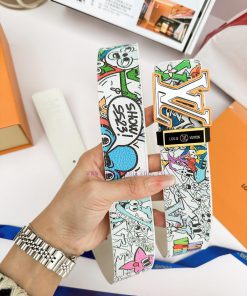 Belt LV Louis ️Belt made of 100% head layer cowhide, guaranteed genuine leather 24k hollow m q6nc2g2b