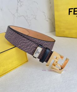 Fendi FENDI ️ Belt and beltBuckle, original classic pure copper boutique letter buckle, phot 8kfcvqfx
