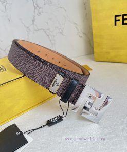 Fendi FENDI ️ Belt and beltBuckle, original classic pure copper boutique letter buckle, phot 2y5qnbry