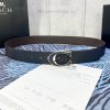 Width 3.7cm COACH double-sided lychee pattern belt with self cutting length. Made of top-qua 9oakc5ch