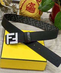 FENDI style with width of 4.0CM, double ring front and back waist belt, FF nail buckle, dual 19i07v1n