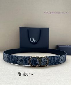 Width 3.5cm. This double-sided belt is made of 35mm blue denim fabric and smooth cowhide wit p5ht3oby