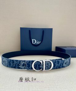 Width 3.5cm. This double-sided belt is made of 35mm blue denim fabric and smooth cowhide wit fxxqsmrn