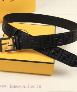 ️FENDI's 40MM wide logo design with a wide belt, original double-sided FF buckle, imported o 5zs66lqz