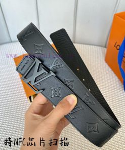 Width 40mm 𝕃𝕠𝕦𝕚𝕤𝕧𝕦𝕚𝕥𝕥𝕠𝕟 Imported EP water ripple contrast original calf leather bottom embos hsijjqy1