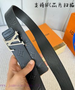 Width 40mm 𝕃𝕠𝕦𝕚𝕤𝕧𝕦𝕚𝕥𝕥𝕠𝕟 Imported EP water ripple contrast original calf leather bottom embos m7a5tlpx