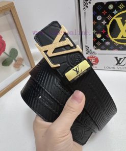 LV... Louis VuittonMaterial: Leather Belt with 100% Head Layer. The leather belt is guarante s2t1dk2n