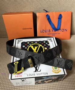 LV... Louis VuittonMaterial: Leather Belt with 100% Head Layer. The leather belt is guarante q8b3ei6y