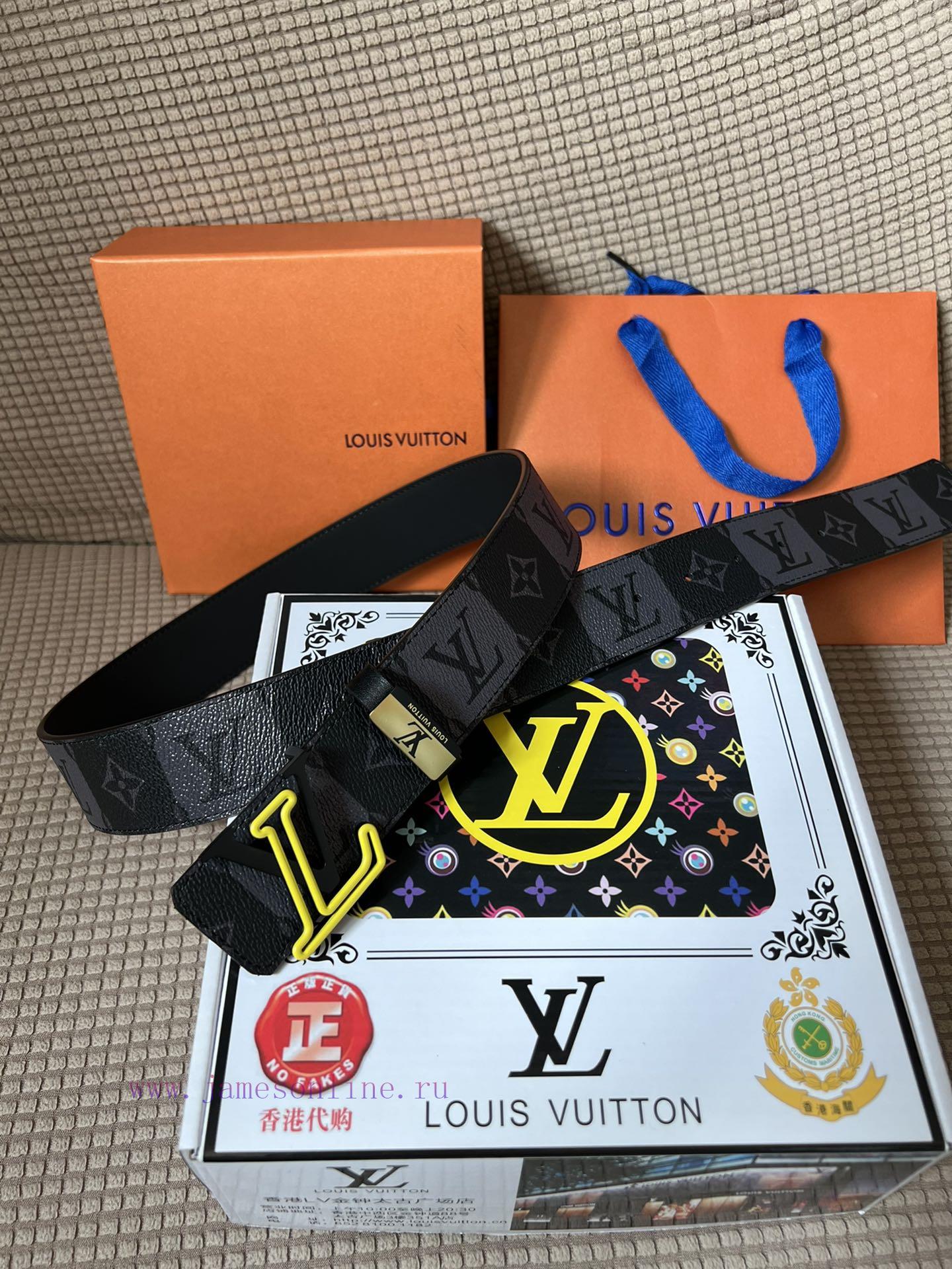 LV... Louis VuittonMaterial: Leather Belt with 100% Head Layer. The leather belt is guarante 81csgpw3 - Image 8