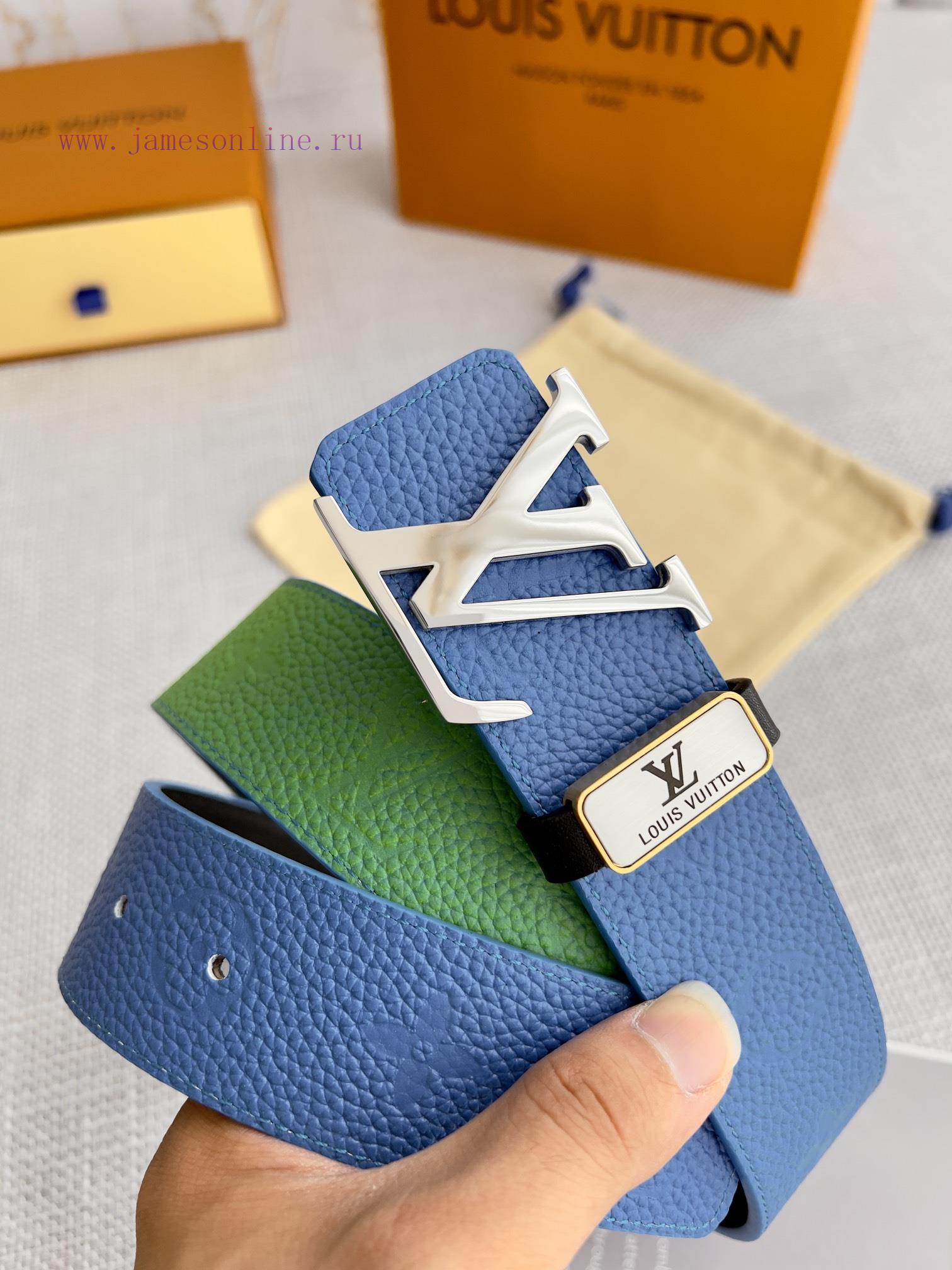 LV... Louis Vuitton Belt and BeltsBuckle, classic pure steel material classic buckle, photog p052vi41