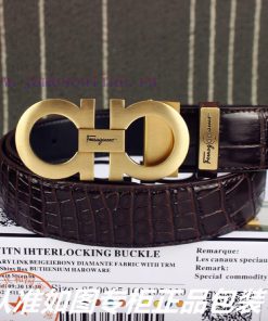 Ferragami crocodile patternComes with a punch as a giftThe material is made of 100% top laye g0d53xgs