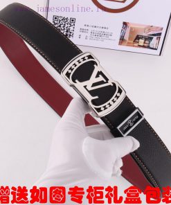 Belt LV Louis ️The waist belt is made of 100% cowhide, ensuring that the genuine leather is qzozemjy