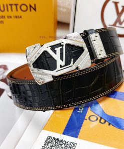 Belt LV Louis Vuitton replicaThe waistband is made of 100% cowhide, ensuring genuine leather 7jhk7dxk