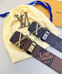 Belt LV Louis ReproductionBelt made of 100% head layer cowhide, ensuring a three-dimensional y34bxd2s