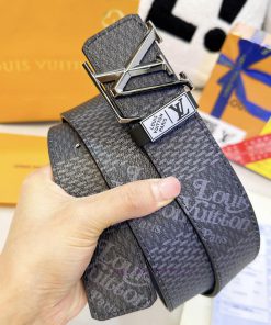 Belt LV Louis ReproductionBelt made of 100% head layer cowhide, ensuring a three-dimensional ioc5unbe
