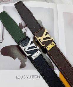 Belt LV Louis Vuitton's top tier replicaThe waistband is made of 100% cowhide, ensuring genu che1ugpy