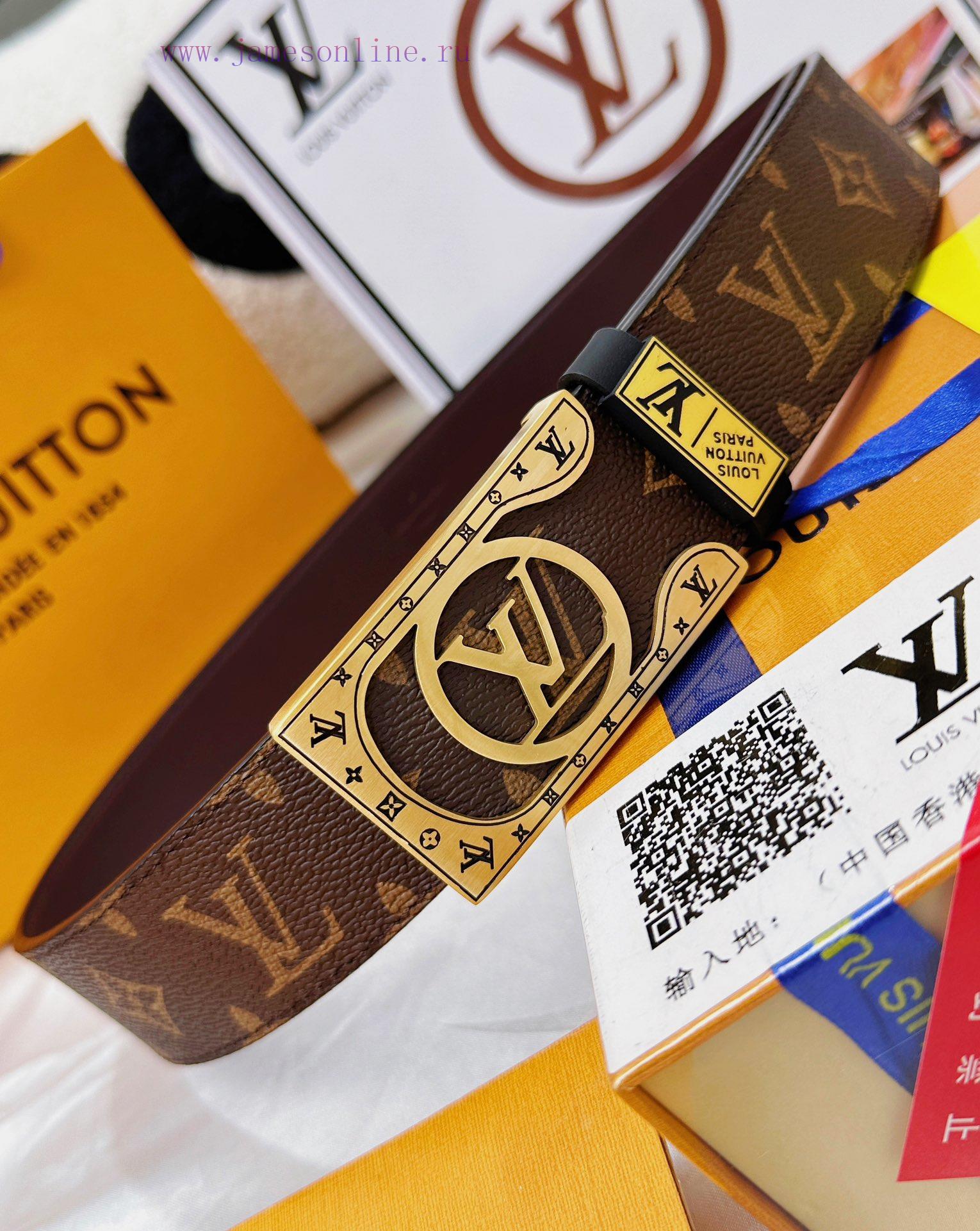 Belt LV Louis Vuitton's top tier replicaThe waistband is made of 100% cowhide, ensuring genu mcsb3ep7 - Image 6