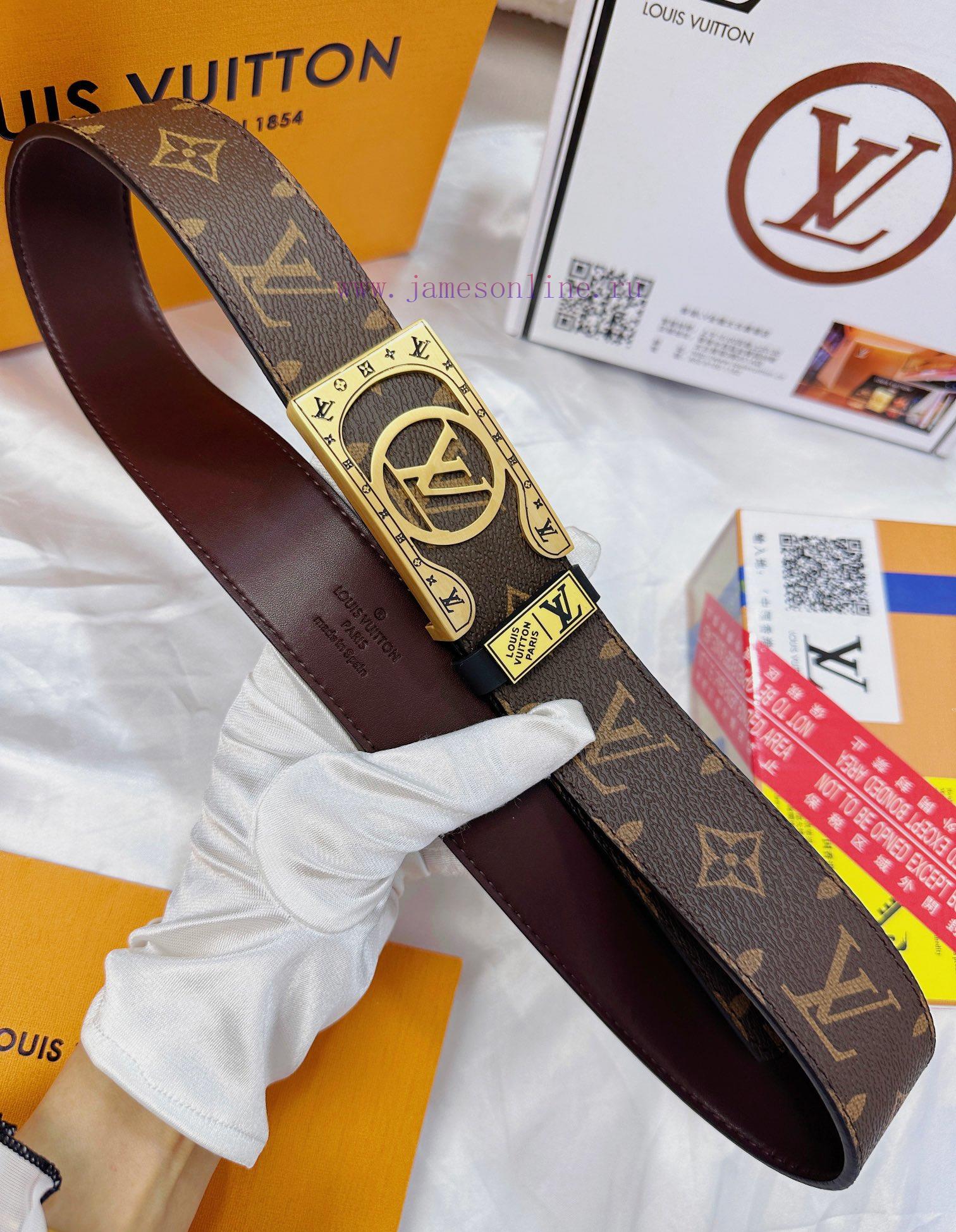 Belt LV Louis Vuitton's top tier replicaThe waistband is made of 100% cowhide, ensuring genu mcsb3ep7 - Image 8