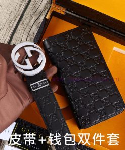 Gucci. Gucci two-piece setWooden box, belt+wallet, two-piece setGrade: Italian imported 100% 3jxb0gar
