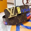 Belt LV Louis Vuitton's top tier replicaThe waistband is made of 100% cowhide, ensuring a ma 2v4og4ig