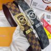 Belt LV Louis Vuitton's top tier replicaThe waistband is made of 100% cowhide, ensuring genu kljek3fd