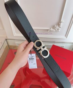 Ferragamo. FerragamoNew design with picture width of 3.5cm, high-end customized men's belt, l6ys6ka9