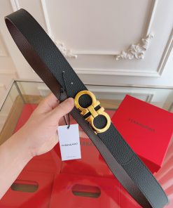 Ferragamo. FerragamoNew design with picture width of 3.5cm, high-end customized men's belt, yc5fcss3