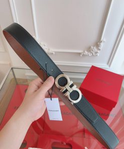 Ferragamo. FerragamoNew design with picture width of 3.5cm, high-end customized men's belt, si7prv1z