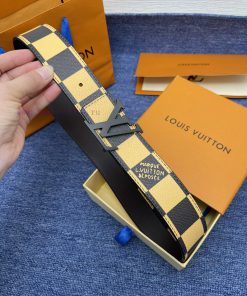 LV. Louis VuittonFull set of original quality products, 40mm width genuine one-piece cast st ekpadguj