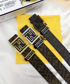 Belt FENDI Fendi ReproductionThe waistband is made of 100% cowhide, ensuring a double-layer g7nw8eyn