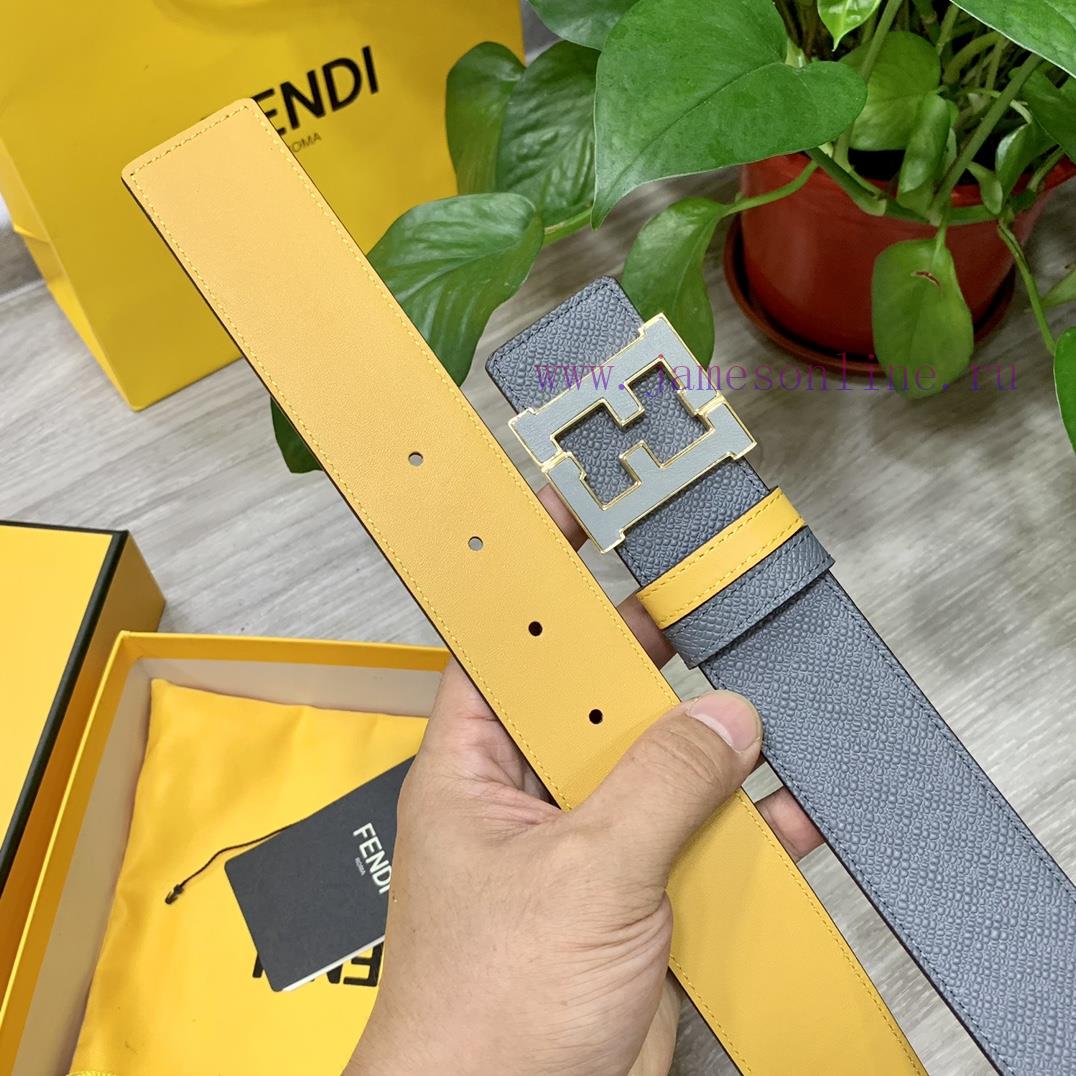 Comes with a complete gift boxFENDL 40MM wide double-sided original calf leather with a sing uonoutkg - Image 9