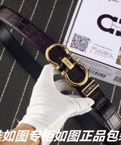 Ferragami crocodile patternComes with a punch as a giftThe material is made of 100% top laye o6wm2brt