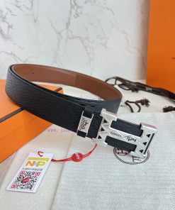 Hermes Hermes waist beltHanging buckle, classic pure steel material buckle head, double-side 4btgn4qc