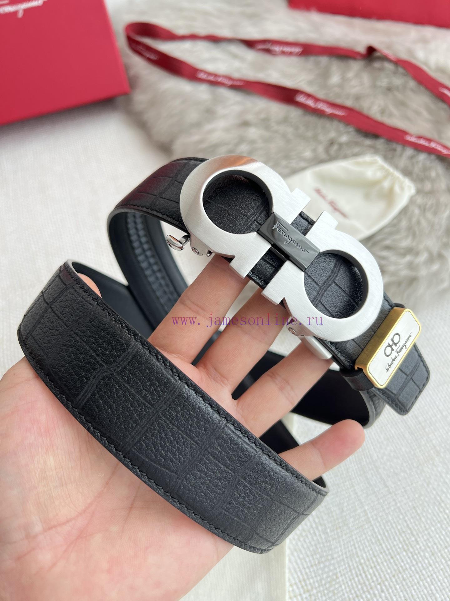 Ferrgamo.. Ferragamo Belt ️ Automatic BeltAutomatic buckle, pure steel material automatic bu e4u6ulsl - Image 2