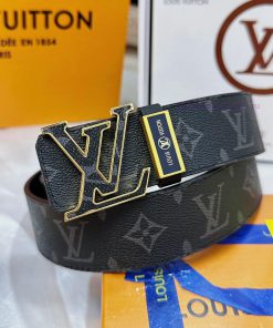 Belt LV Louis Vuitton's top tier replicaThe waistband is made of 100% cowhide, ensuring genu 2gp1c54f