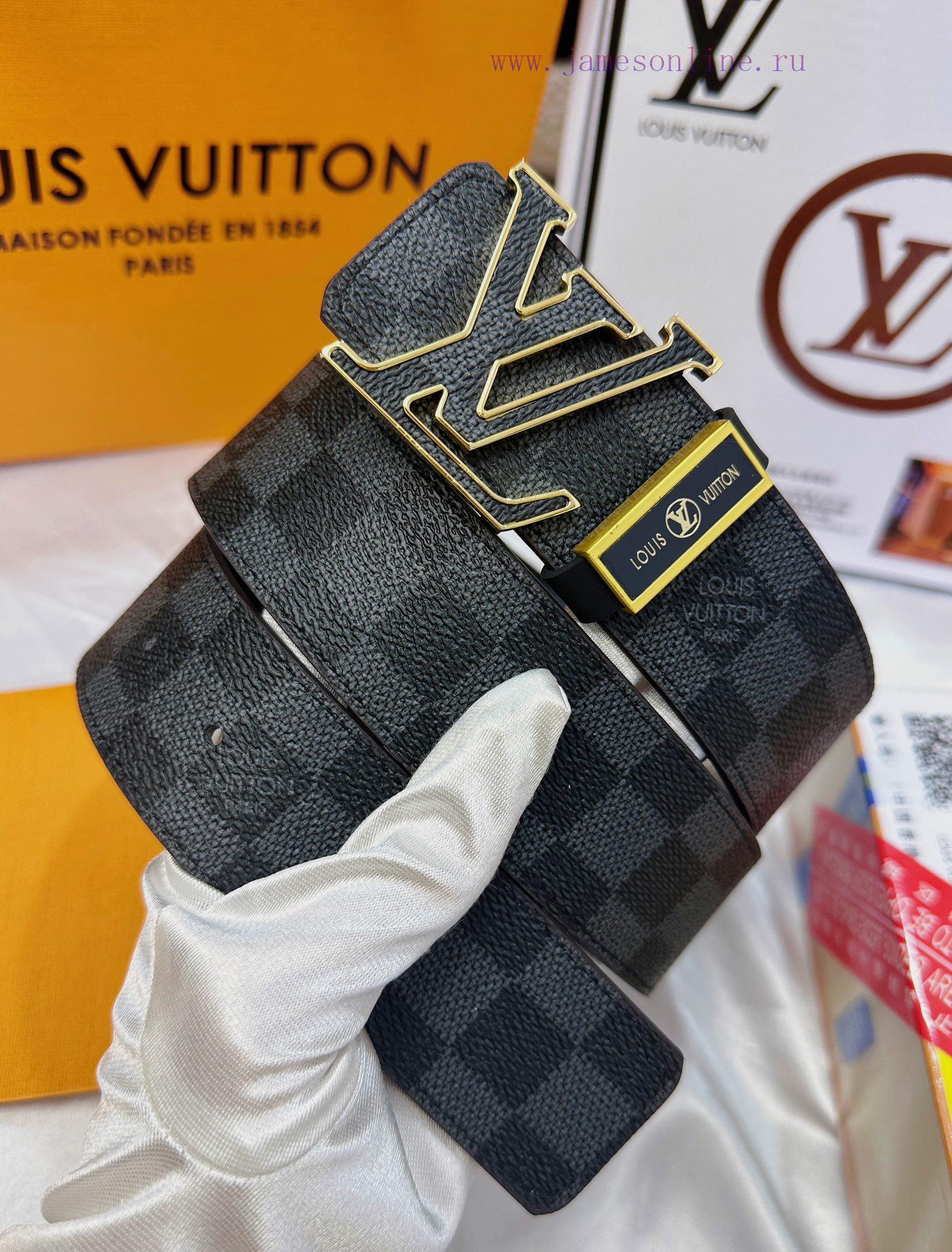 Belt LV Louis Vuitton's top tier replicaThe waistband is made of 100% cowhide, ensuring genu jprc6p79 - Image 3