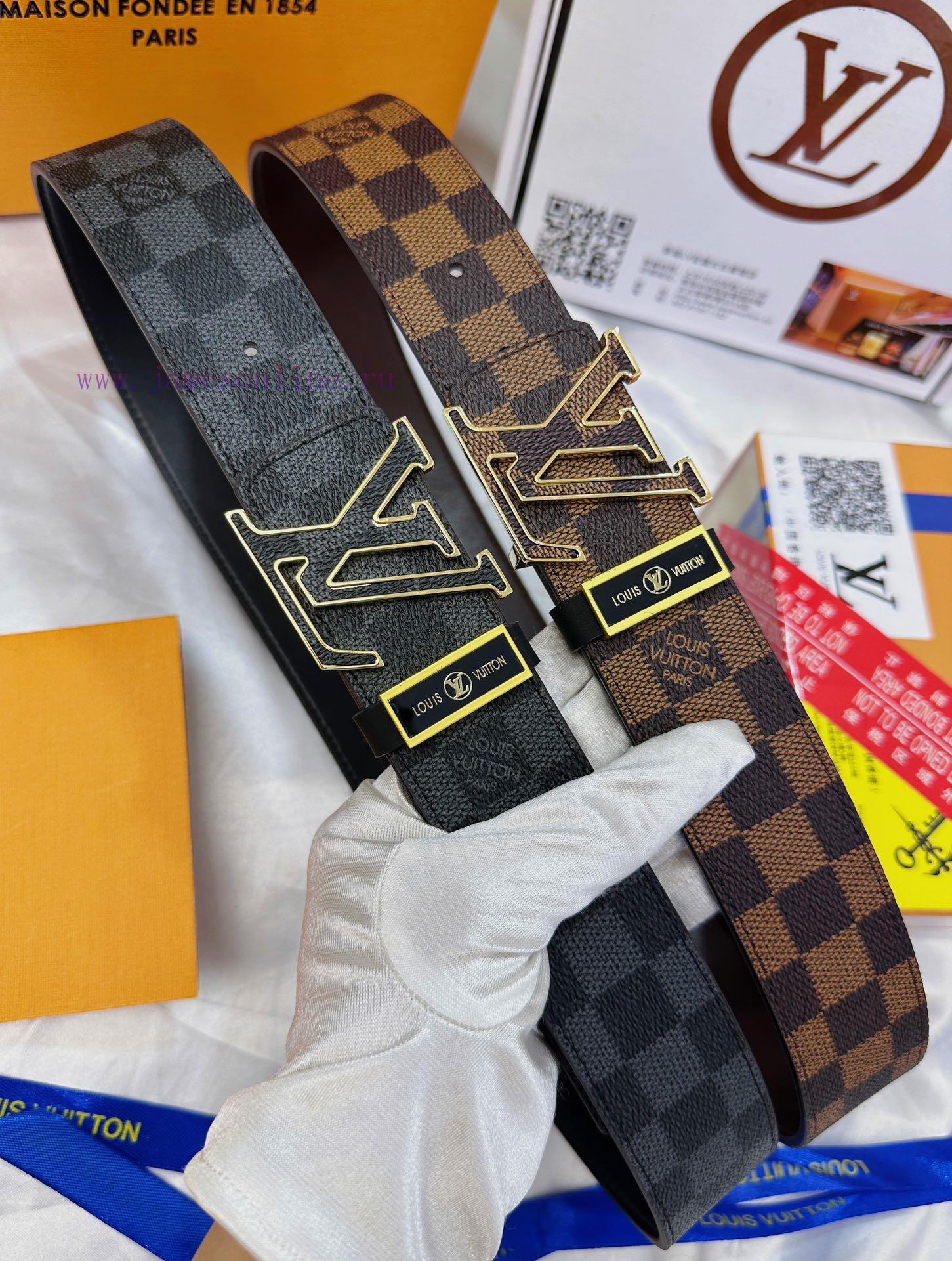 Belt LV Louis Vuitton's top tier replicaThe waistband is made of 100% cowhide, ensuring genu jprc6p79 - Image 10