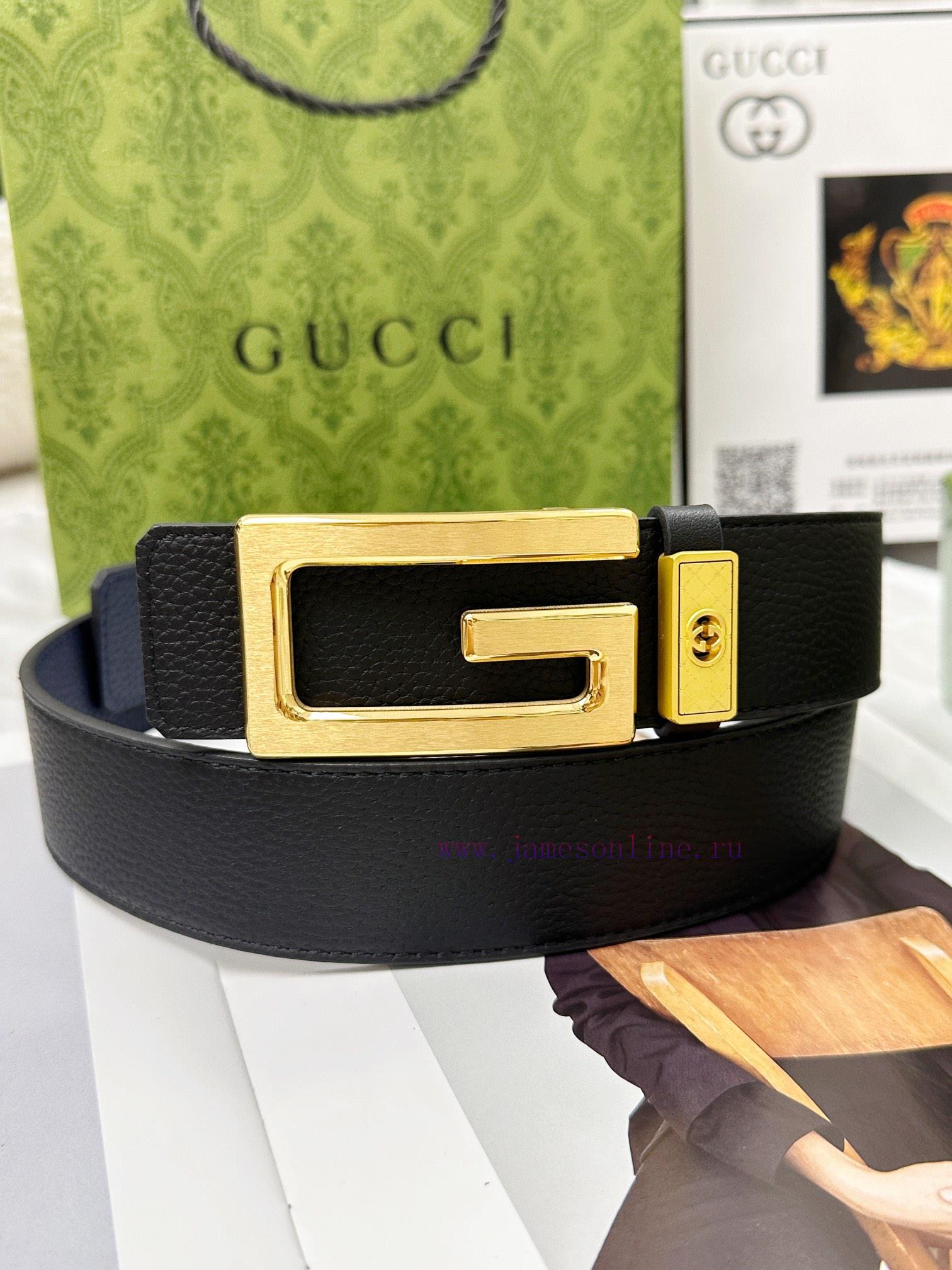 Belt Gucci Gucci's top tier replicaGucci belt 100% top layer cowhide, ensuring the classic a bko91w1a - Image 6