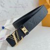 LV... Louis Vuitton Belt and BeltsBuckle, classic pure steel material letter buckle, top lay 5jaj0nvo