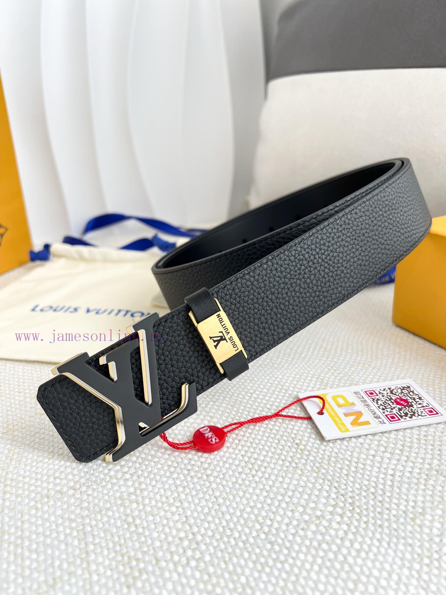 LV... Louis Vuitton Belt and BeltsBuckle, classic pure steel material face letter buckle, to ipre4qqv - Image 2