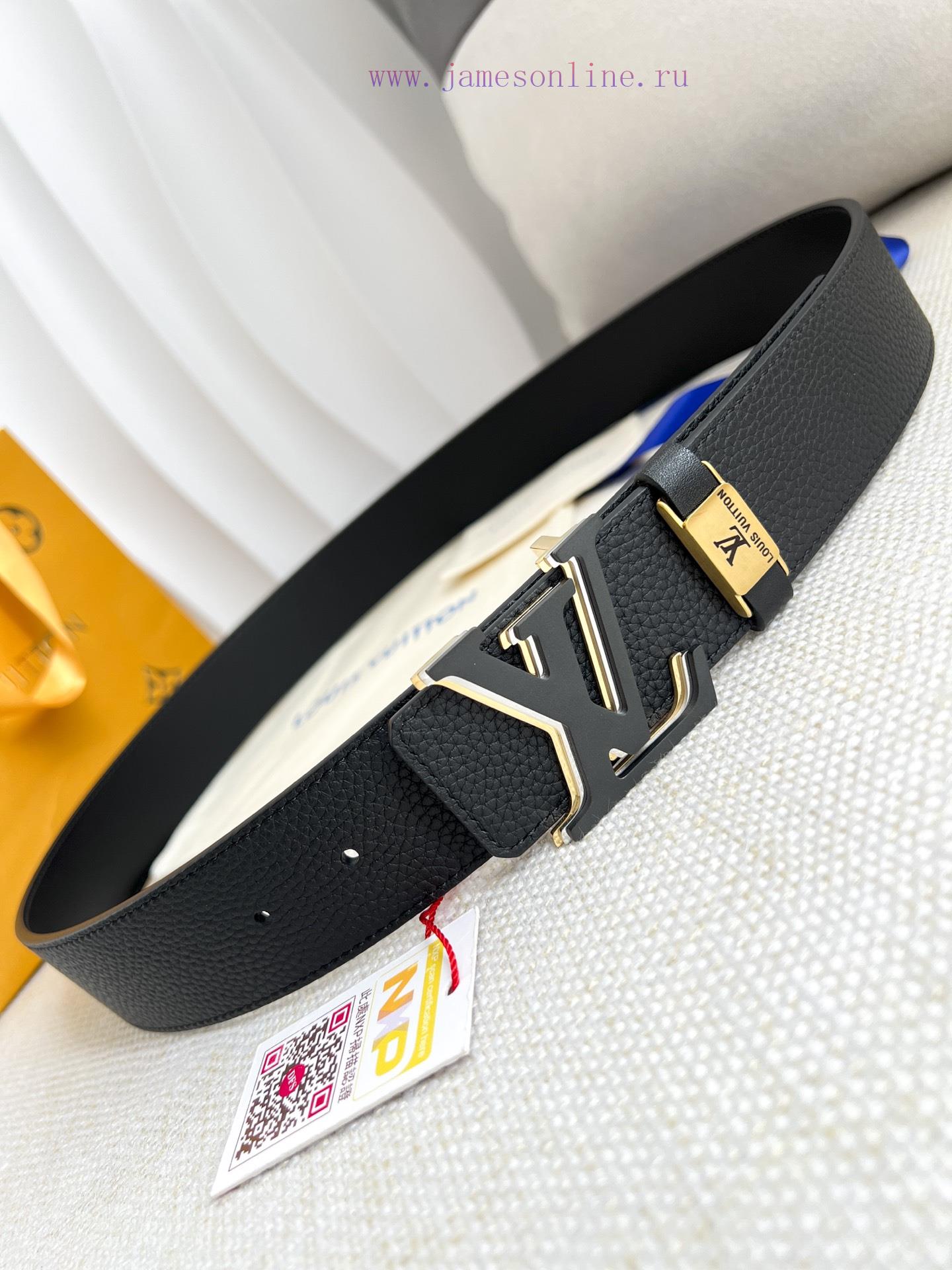 LV... Louis Vuitton Belt and BeltsBuckle, classic pure steel material face letter buckle, to ipre4qqv - Image 4