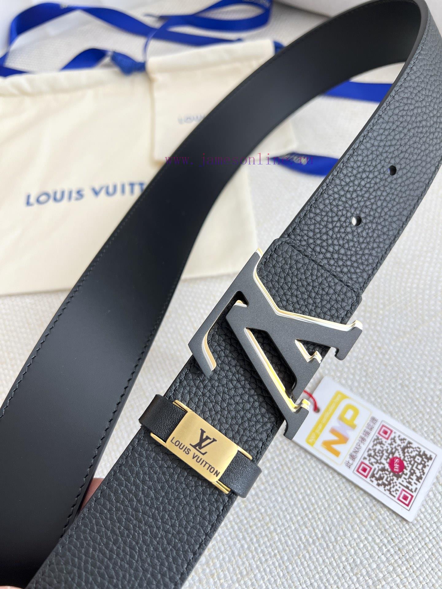 LV... Louis Vuitton Belt and BeltsBuckle, classic pure steel material face letter buckle, to ipre4qqv - Image 5