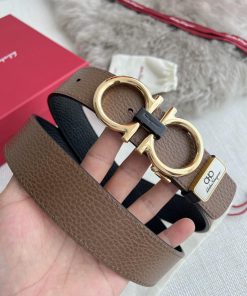 Ferragamo Ferrgamo ️ Belt and beltHanging buckle, classic hanging buckle made of pure copper ena5jm6l