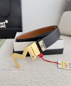 Montblanc Montblanc ️ Belt and beltBuckle, new original classic boutique two-color buckle, p jfqhx3em