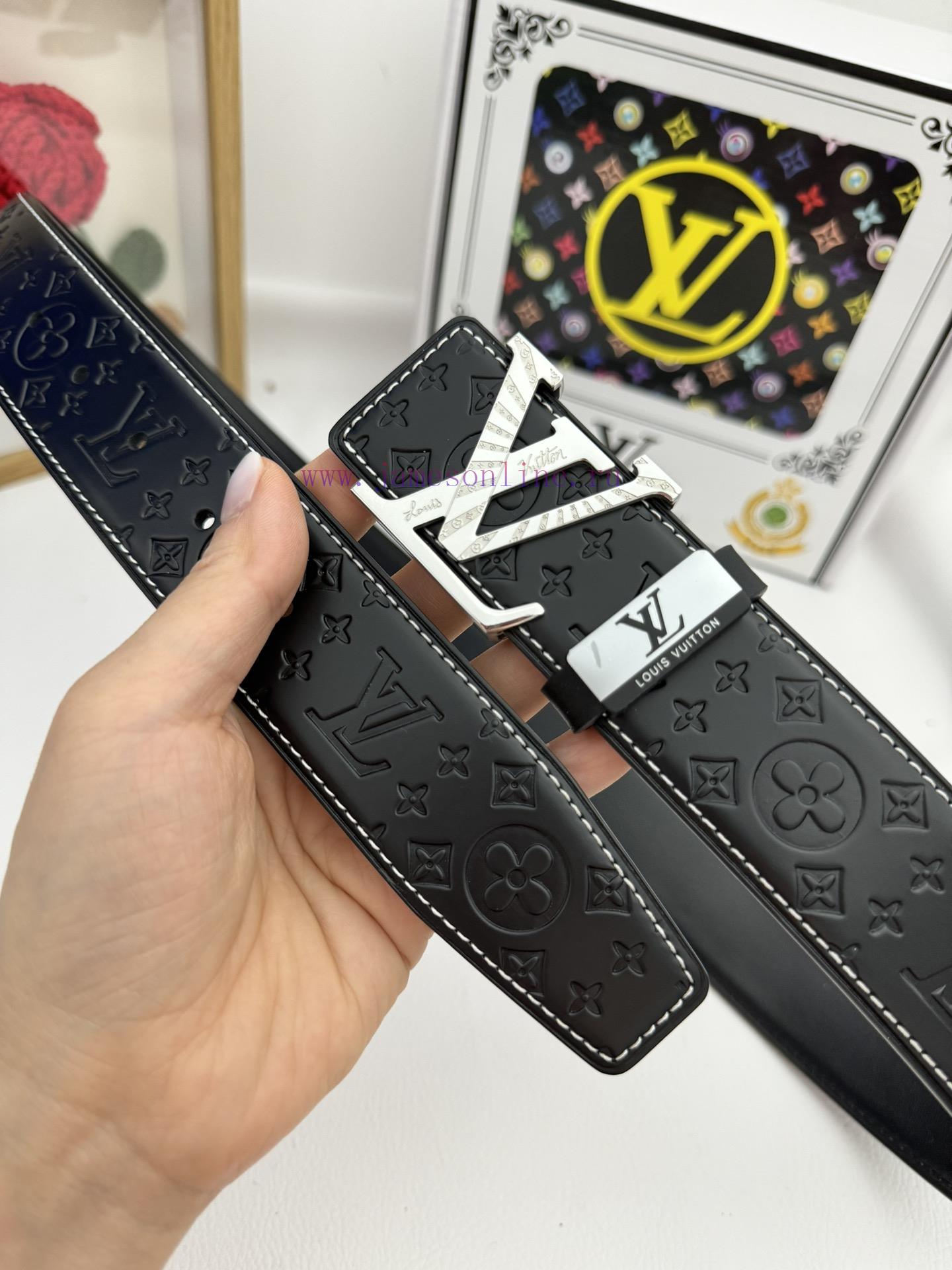 LV... Louis VuittonMaterial: Leather Belt with 100% Head Layer. The leather belt is guarante 1kz9uyuk - Image 4